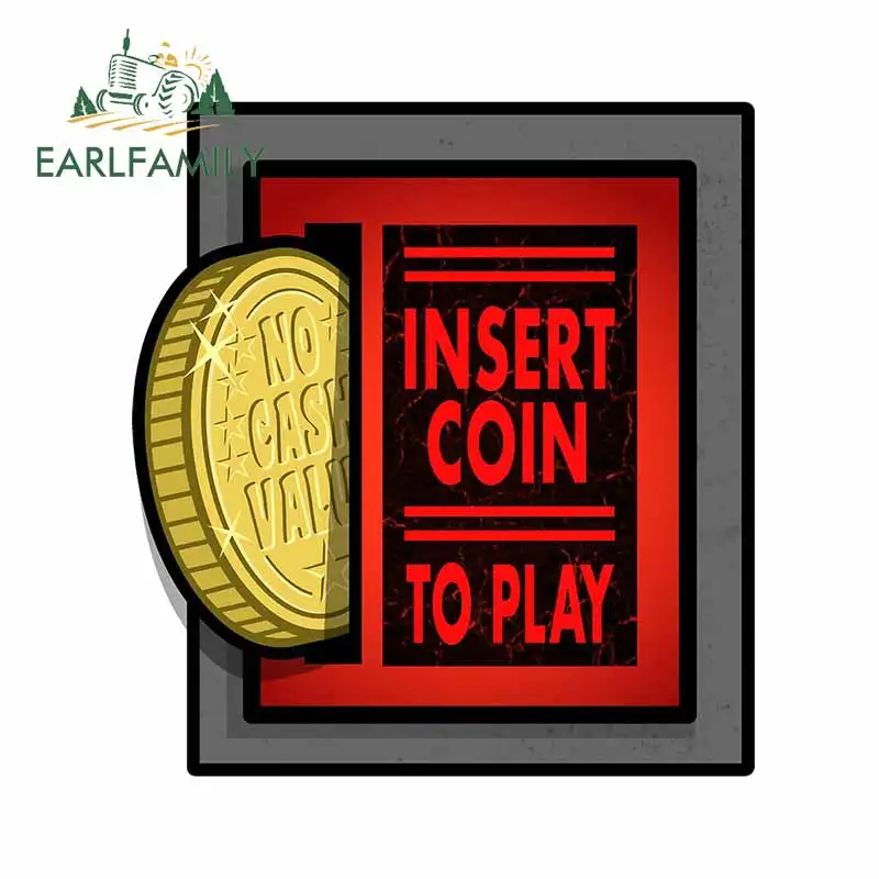 Arcade X - EARLFAMILY 13cm x 11.8cm Retro Pinball