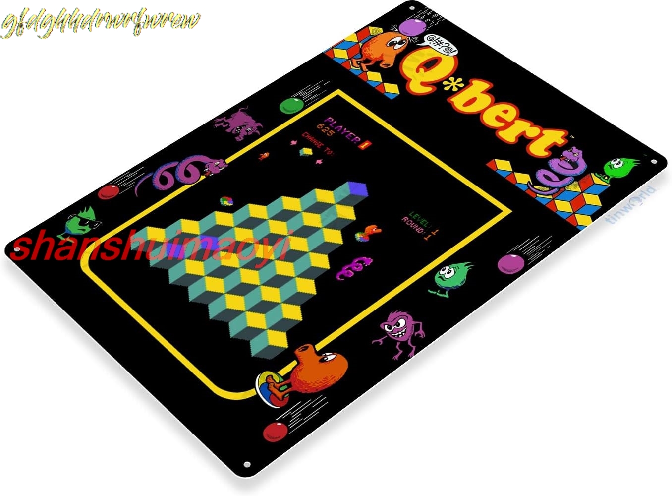Arcade X - 8 X 12 İnç Metal Tabela