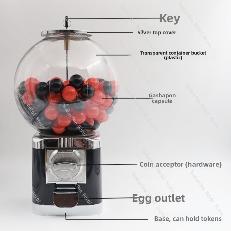 Prize Capsule Toy Machine - 25 İnç Gacha Kapsül Oyuncak Makinesi,