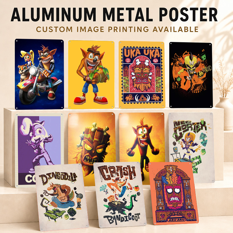 Crash Bandicoot Dokulu Posterl - Arcade Quest incelemesi ve fiyatı