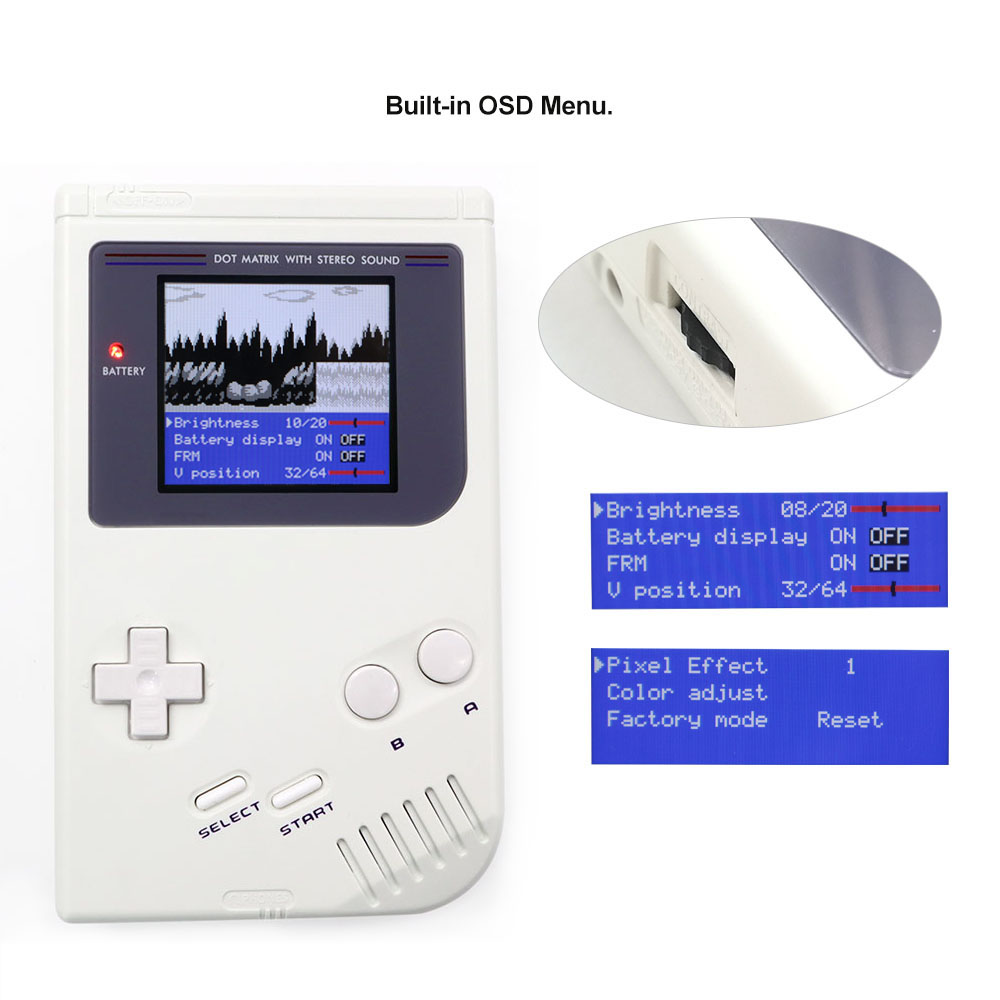 Game Boy DMG GB DMG V5 Ultra I - Lcd Screen Arcade incelemesi ve fiyatı