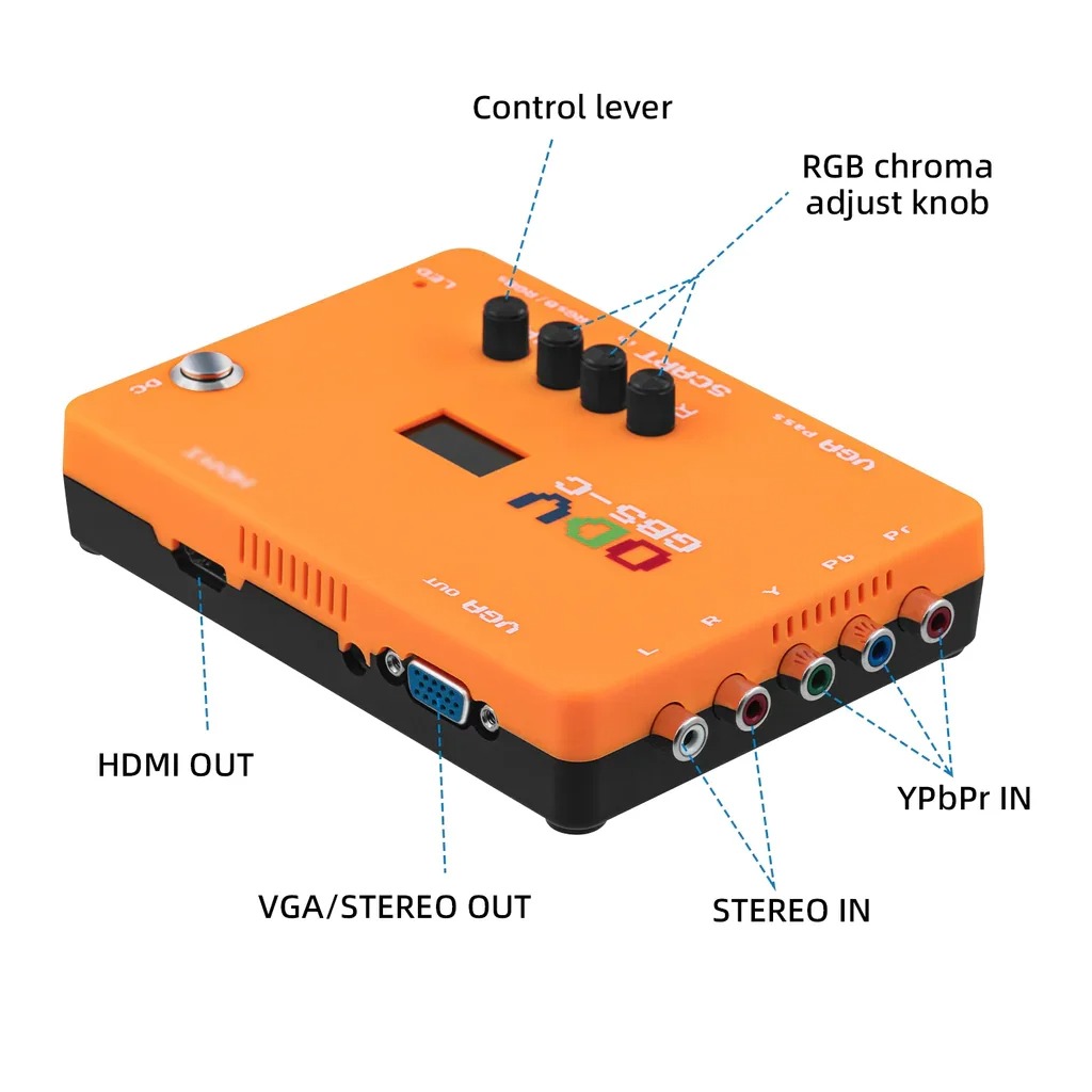 ODV-GBS-C AIO OSSC Adaptörü, D - Arcade Vibes incelemesi ve fiyatı